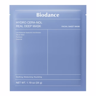 Masque hydrogel apaisant Biodance Hydro Cera-Nol
